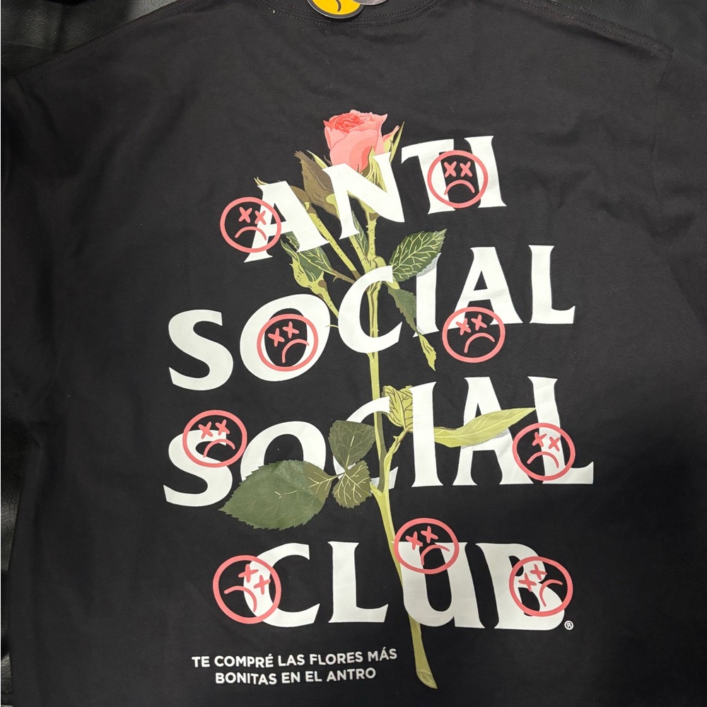 Anti Social Social Club Black Graphic T-Shirt x Sadboyz